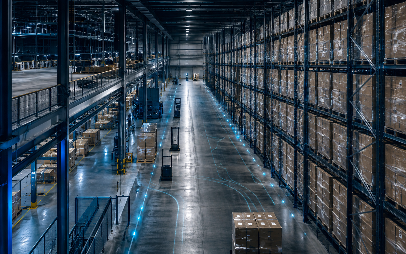 Análisis de IA aplicada mostrando la automatización de procesos y predicciones estadísticas en Supply Chain